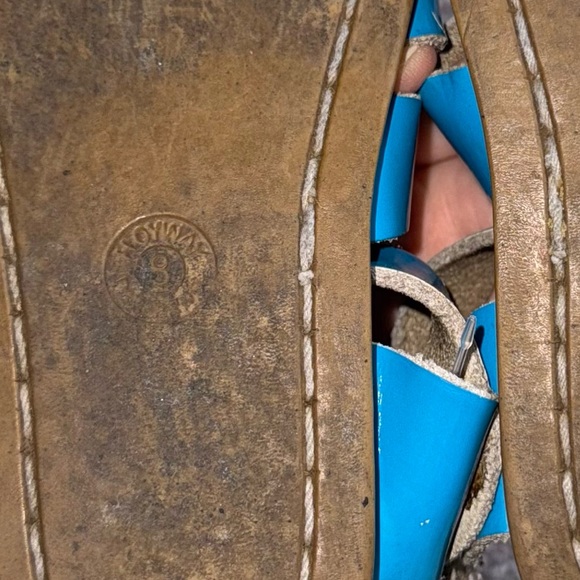 Salt Water Sun San Sandals Kids Girls Blue Size 8 - Picture 3 of 3